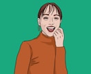 おしゃれなSNSアイコン、似顔絵を描きます 写真アイコンは苦手、飽きた方におすすめです イメージ4
