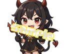 可愛いオリジナル2次元デフォルメイラスト作ります オリジナルグッズが作りたい方などにアイコンつくります。 イメージ4