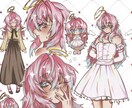 SNS、アイコン、サムネ制作します 綺麗めなキャラを描くのが得意です。 イメージ1