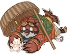 Furry・ケモノ配信者向け/動画サムネ絵承ります 【商用・グッズ利用込】配信・動画用立ち絵イラスト制作 イメージ4