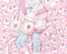 商用可◆ふわふわ・キラキラ・可愛いイラスト描きます 作成開始日から約3日で納品可能！繊細で可愛いをお届けします！ イメージ10
