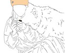 お写真からおしゃれな線画イラストをお描きします リアルに描きます！動物・車・バイクもOK♪ イメージ4