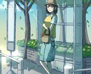配信・表紙などに　背景ありの一枚絵を描きます 落ちついた、癒される雰囲気の一枚絵が必要な方へ イメージ6
