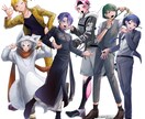 TRPG・ゲーム立ち絵お描きします TRPG等に使用できるキャラクター立ち絵制作のご依頼承ります イメージ3