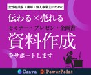 プレゼン資料・セミナー資料作成のお手伝いします Canvaで「成果につながる伝わる資料作り」をサポート イメージ1