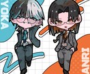 唯一無二なSD立ち絵イラストお描きします 絶対に他と被らないグッズを作りたい方へ！ イメージ9
