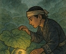 朗読・紙芝居台本をやグラフィックを制作いたします 静かで美しい余韻を残す神話調ストーリー イメージ3