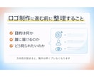 ロゴ制作前の方向性整理(制作無し)を行います ロゴの方向性が決まらない方向け整理サポート イメージ2