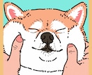 グニャニャが描く！シンプルなペット似顔絵描きます ペットとの思い出、プレゼントにどうですか？ イメージ5