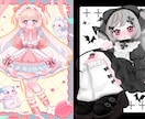 商用OK！かわいい立ち絵や一枚絵制作します 一枚絵、立ち絵、SNSアイコン、歌ってみた等対応可能！ イメージ5