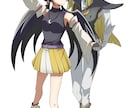 アニメ原画風塗り＋アニメ塗り2枚制作します アニメーター歴あり！絵柄寄せ可能！ イメージ4