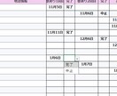 太陽光メンテのスケジュール管理表を提供いたします 日付入力だけで予定管理！実務で使えるExcel イメージ5