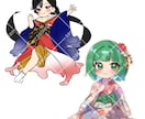 ミニキャラ描きます オリジナルのかわいいミニキャラ描きます！ イメージ1