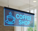 オーダーメイド天吊りLED発光パネル製作します 店舗やイベントに映える光るサイン看板 イメージ4