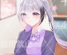 SNSアイコン/表情が映えるアイコン描きます 透明感があるキラキラな可愛いイラストを制作します！ イメージ3