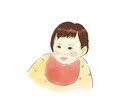先着3名特価！優しい世界観でお子様の似顔絵描きます 最短2日！アイコン・待受・ファーストカット・プレゼントにも！ イメージ3