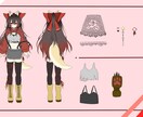 キャラクターのデザイン画をおかきします キャラクターへの愛ある一枚をお届けします。 イメージ2