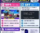 動画に見やすい字幕を入れます 動画に自然になじむ、読みやすい字幕を作成します！ イメージ4