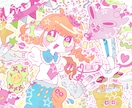 ポップで可愛らしいイラストお描きします イメージをいただいてイラストお描きします！！ イメージ5