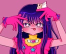 ポップな可愛いイラストお描きします 迅速対応！SNSアイコンなど用途は色々！ イメージ4