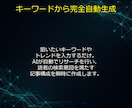 完全自動のSEO特化型AIブログを構築します 放置で集客！最新AIが記事を自動生成・投稿する強力なシステム イメージ4