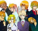 アイコンイラスト描きます グラデーションが好き。彩度高め多。女子苦手ですけど描けます イメージ5