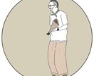 素敵な写真をもっと素敵な似顔絵に変身させます 『お洒落』×『シンプル』×『ゆるい』イラスト イメージ1