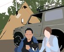 趣味を楽しむあなたをイラストにします 釣り、バイク、キャンプ、スポーツ、音楽なんでもOK! イメージ3