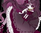 ダークゴシックで優美な世界観のイラストを制作します 1枚絵・SNSアイコン・グッズ用等 イメージ8