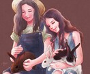 あなたの「うちの子」を水彩画風イラストにします 心に残る、絵本のようなタッチの水彩画風デジタルイラストです イメージ7