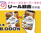 既存チラシ・ポスターデータからリール動画を作ります リールを作ってSNSで告知しませんか！ イメージ2