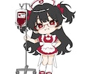 簡単ミニキャラ描きます ミニキャライラスト♡配信、アイコンなどに°・*:.。.☆ イメージ3