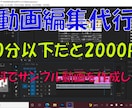 格安で動画編集の依頼承ります 購入前に、無料で3分程度のサンプル動画をお作りします！ イメージ1