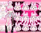 IRIAM向け！！立ち絵作成します あなたも今日からVtuber・Vライバー！！ イメージ1