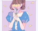 商用◎透明感のあるアイコン描きます 可愛い髪型&服お描きします◎アイコン等に イメージ2