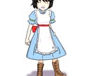 簡単なイラストを描きます 可愛い女の子から筋骨隆々な男まで イメージ5