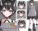 Vtuberモデル（IRIAM用も可能）制作します 短期間で可愛らしいVtuberモデル制作します！ イメージ6
