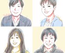 やわらかく優しい印象の似顔絵描きます アイコンやプレゼントにも！きれいめ、ふんわり印象のイラスト。 イメージ5