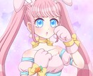 商用利用可能！かわいいイラスト描きます バストアップイラストを迅速かつ丁寧に描きます！ イメージ2