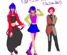 キラキラ＆彩度高め☆立ち絵イラスト制作します ポップでビビッドな元気が出る作品が得意です♡ イメージ1