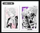 モノクロイラスト描きます 漫画制作経験多数◎漫画風でアナログ感満載！ イメージ5