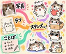 元絵1枚から同じキャラのLINEスタンプを作ります 8〜40個の透過PNGとZIP・申請手順書つき イメージ2