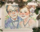 水彩絵の具でウェルカムボード制作いたします 水彩絵具で描くふんわり印象的なウェディングボード♪思い出に イメージ1