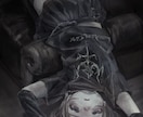 一枚絵の制作を承ります 物憂げな少女の一次創作イラストを描きます。 イメージ6