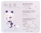 極限の可愛さ！ぷちもちミニミニキャラ制作します グッズにもオススメ！食べちゃいたいくらい可愛いがテーマ イメージ2