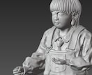 3DCGスカルプトによるモデルを制作します フィギュアやキーホルダー、アクセサリなどに活用できます！ イメージ2