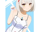 二次元好きさん必見！アニメ塗りの女キャラを描きます SNSのアイコンに使えるようなイラストを描きます！ イメージ6