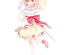 可愛いキャラデザや綺麗な立ち絵お描きします 配信・グッズ・創作活動に使えるイラストを丁寧にお描きします。 イメージ3