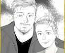漫画風似顔絵イラスト作成します まるで漫画のワンシーン——魅力を描き出します！ イメージ3
