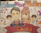 あたたかい雰囲気の似顔絵描きますます 色紙、画用紙などにあたたかなアナログイラスト描きます^ ^ イメージ2